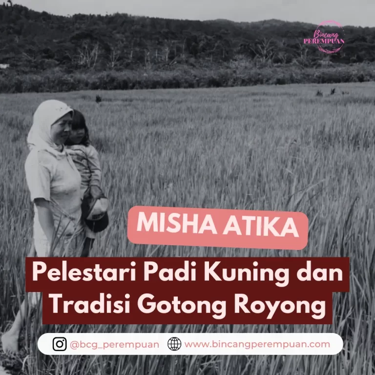 Misha Atika, pelestari padi kuning