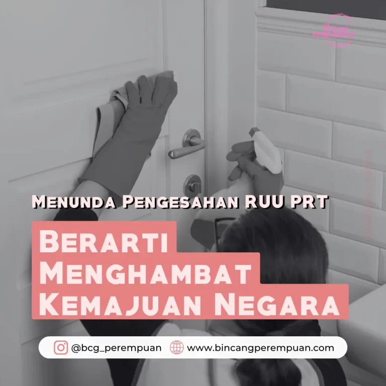 Menunda Pengesahan RUU PRT, Berarti Menghambat Kemajuan Negara