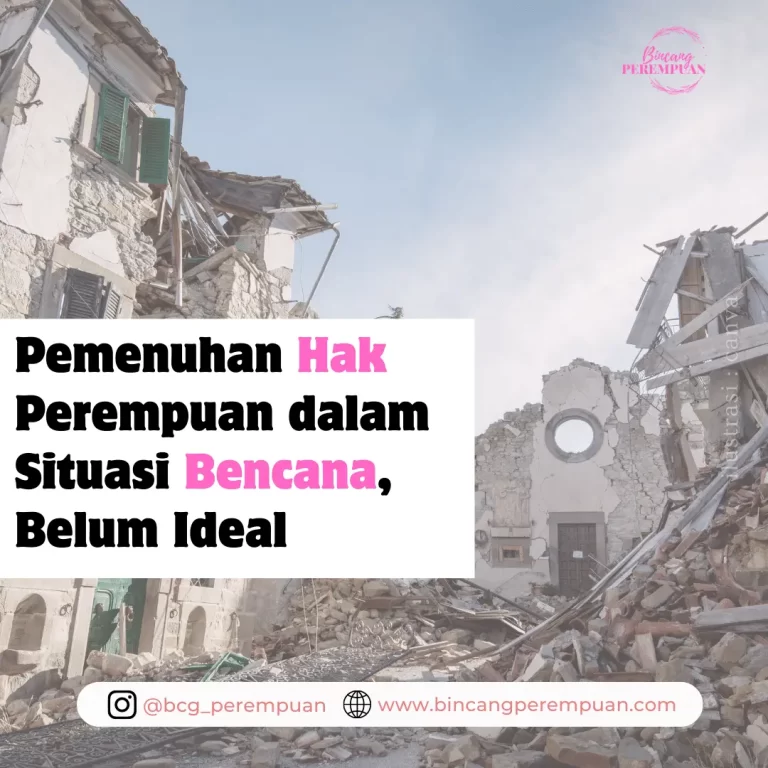 Pemenuhan Hak Perempuan dalam Bencana