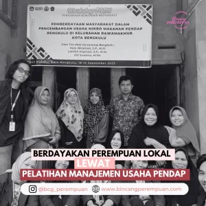 Berdayakan Perempuan Lokal Lewat Pelatihan Manajemen Usaha Pendap