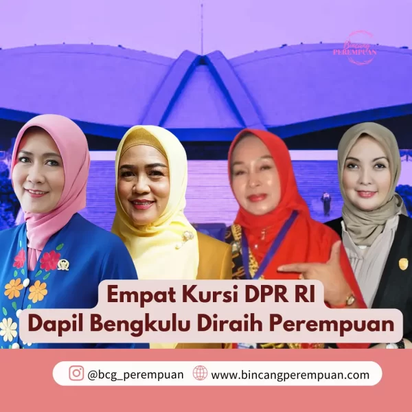 Empat Kursi DPR RI Dapil Bengkulu Diraih Perempuan