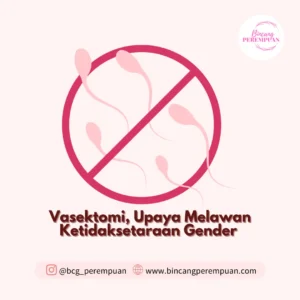 Vasektomi, Upaya Melawan Ketidaksetaraan Gender 