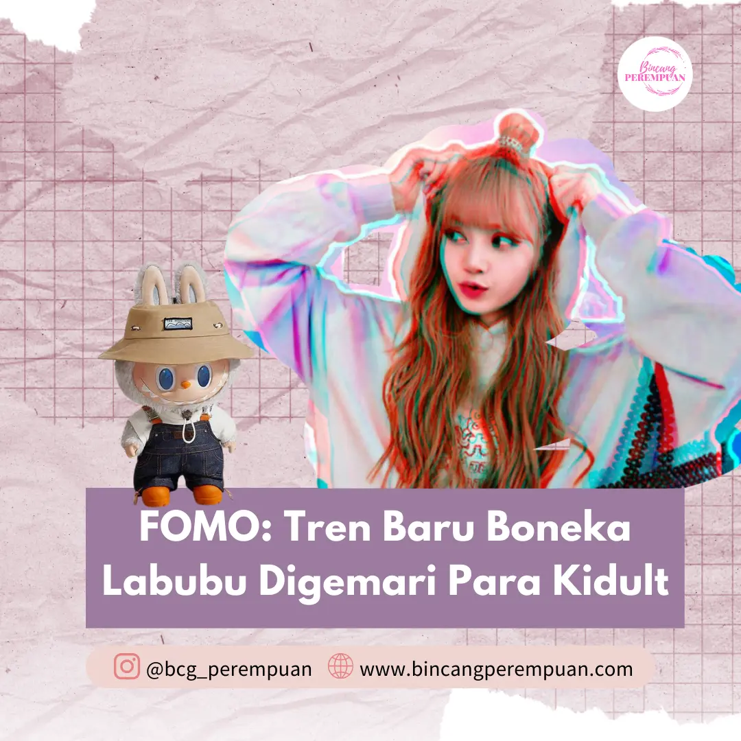 Lisa Black Pink dan boneka Labubu