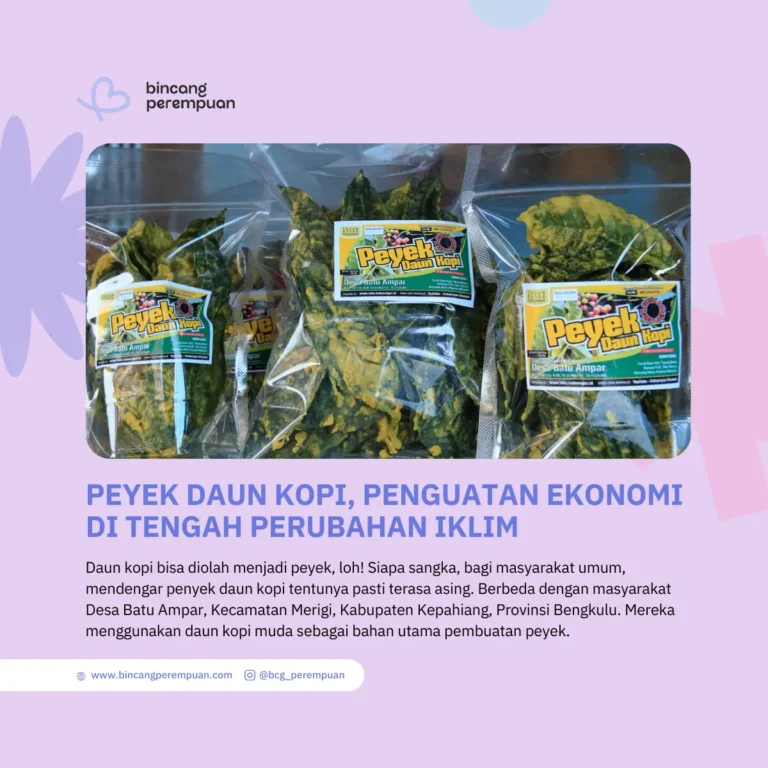 Peyek Daun Kopi, Penguatan Ekonomi Di Tengah Perubahan Iklim