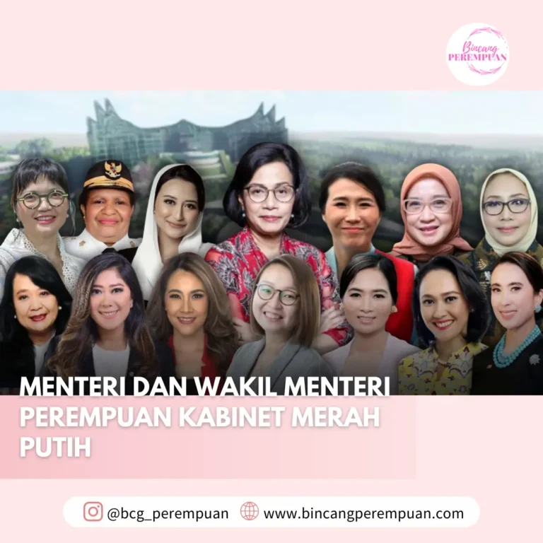 Menteri dan Wakil Menteri Perempuan Kabinet Merah Putih