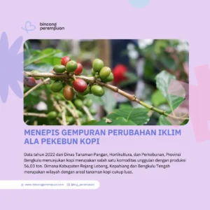 MENEPIS GEMPURAN PERUBAHAN IKLIM ALA PEKEBUN KOPI