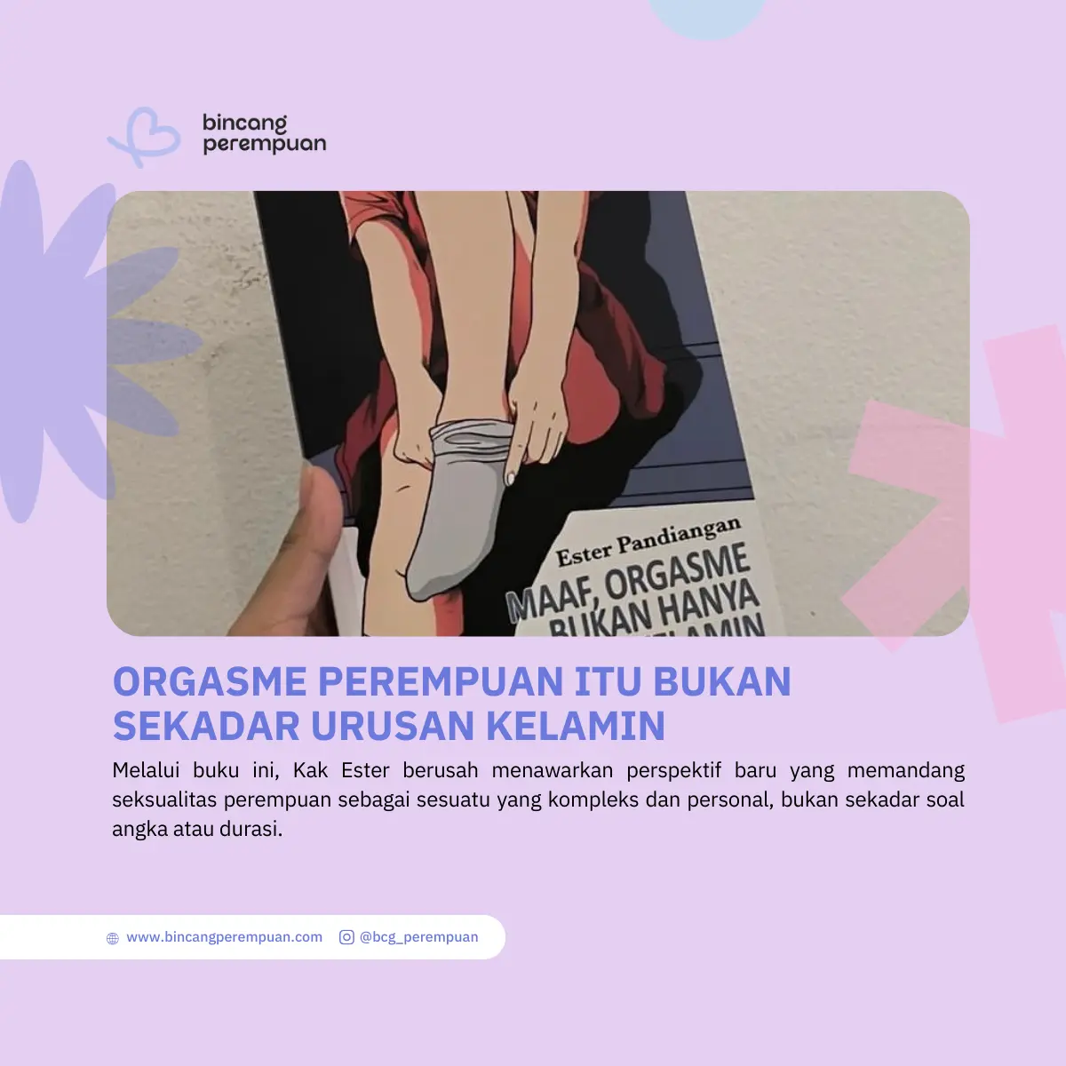 Orgasme Perempuan Itu Bukan Sekadar Urusan Kelamin