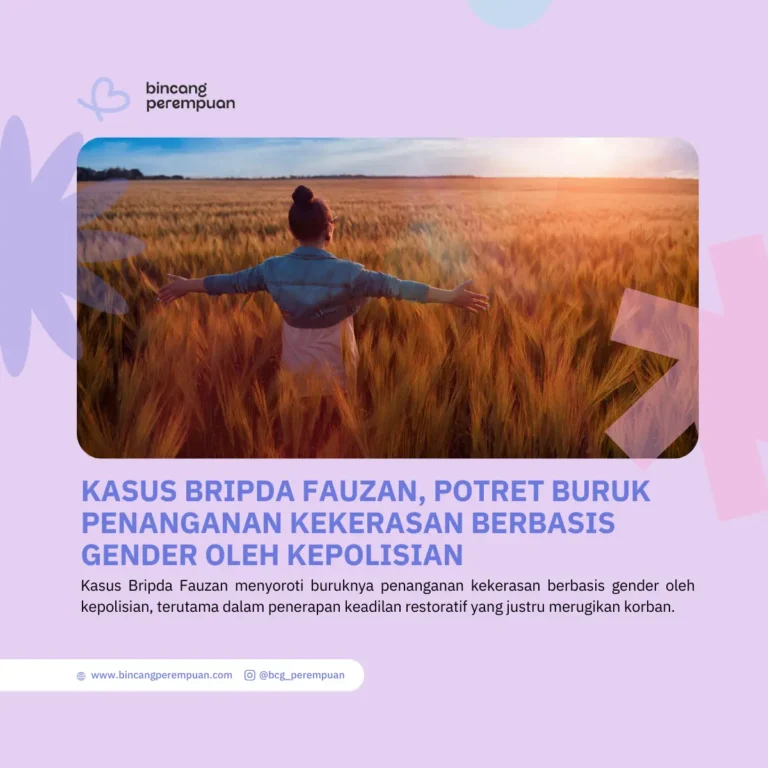 Kasus Bripda Fauzan, Potret Buruk Penanganan Kekerasan Berbasis Gender oleh Kepolisian (1)