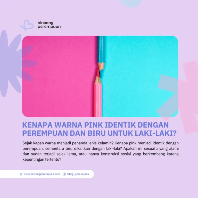 Kenapa Warna Pink Identik dengan Perempuan dan Biru untuk Laki-laki