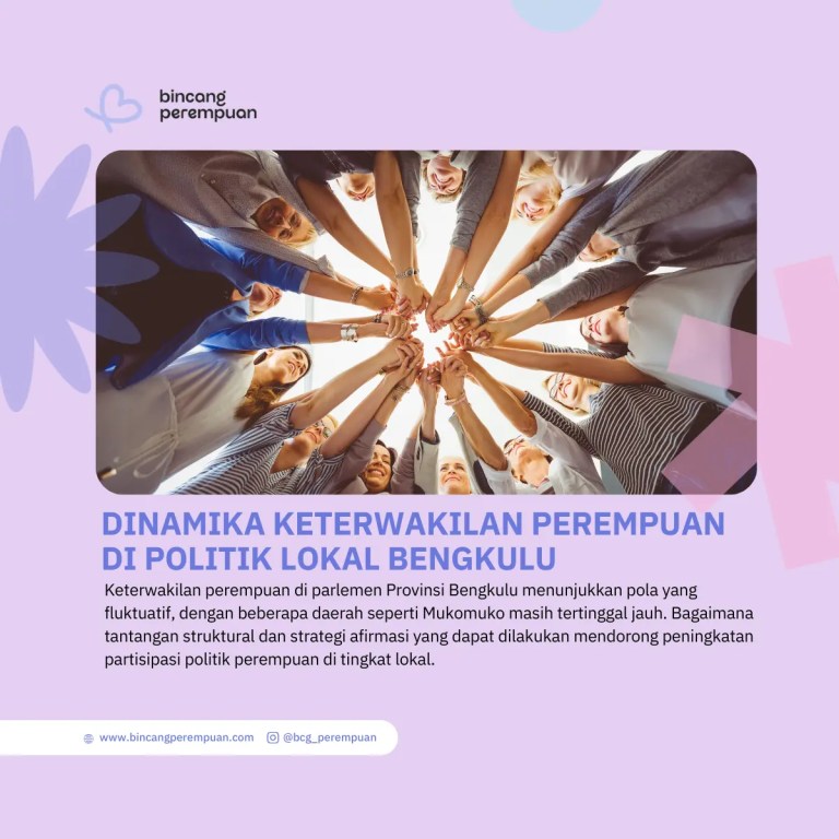 Dinamika Keterwakilan Perempuan di Politik Lokal Bengkulu