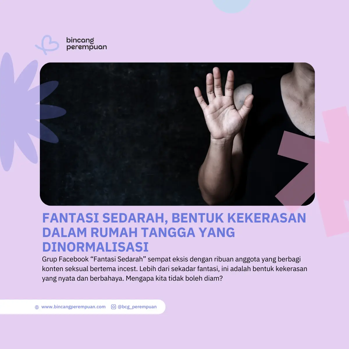 Fantasi Sedarah, Bentuk Kekerasan dalam Rumah Tangga yang Dinormalisasi