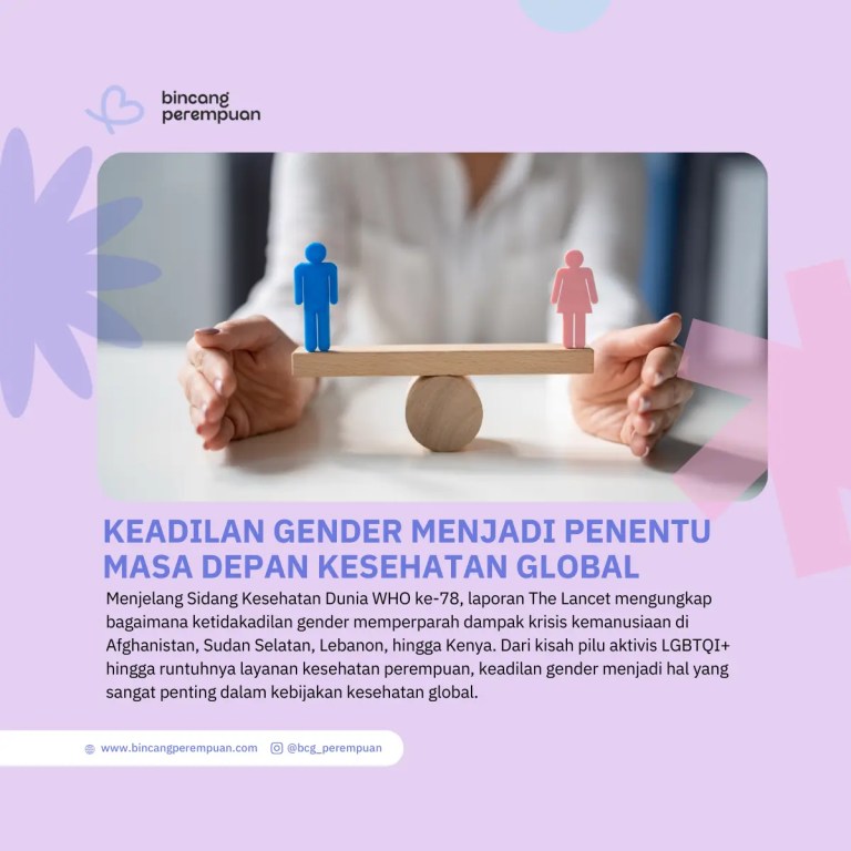 Keadilan Gender Menjadi Penentu Masa Depan Kesehatan Global