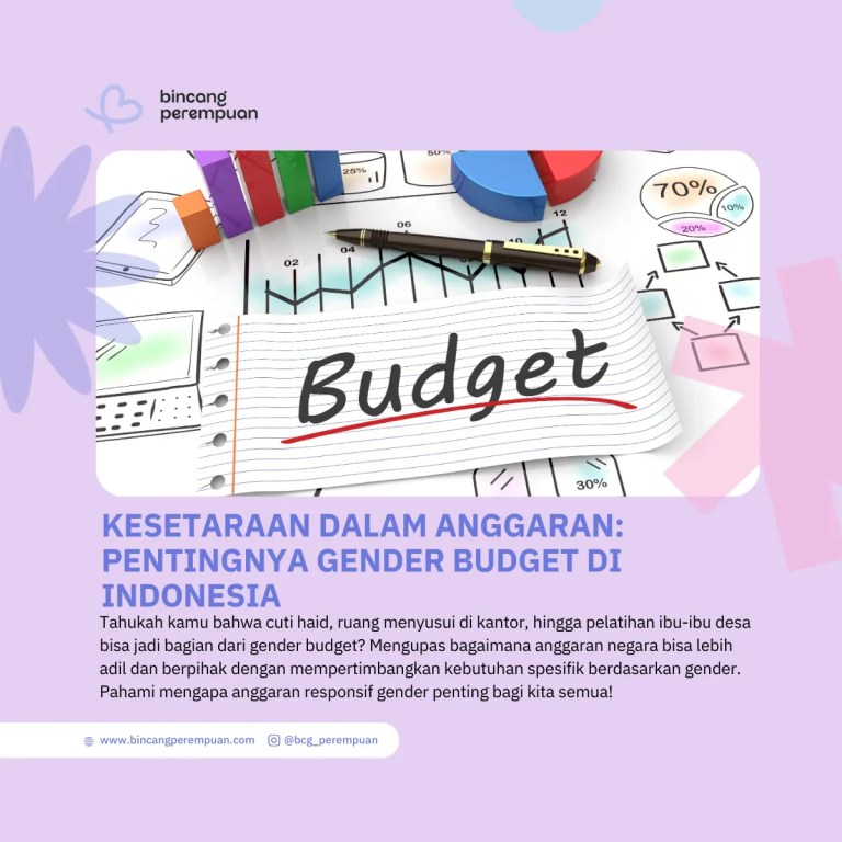 Kesetaraan dalam Anggaran Pentingnya Gender Budget di Indonesia