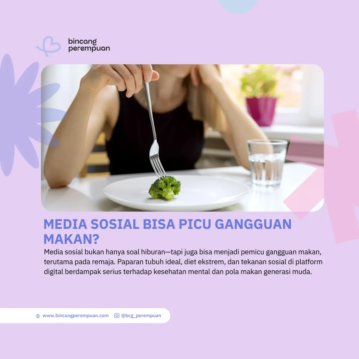 Media Sosial Bisa Picu Gangguan Makan