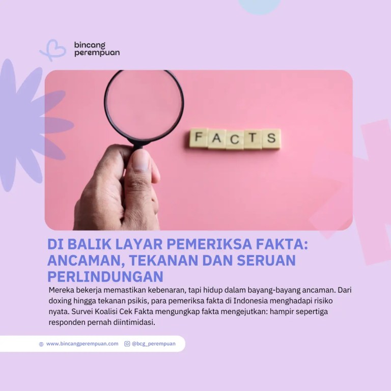 Di Balik Layar Pemeriksa Fakta  Ancaman, Tekanan dan Seruan Perlindungan