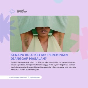 Kenapa Bulu Ketiak Perempuan Dianggap Masalah
