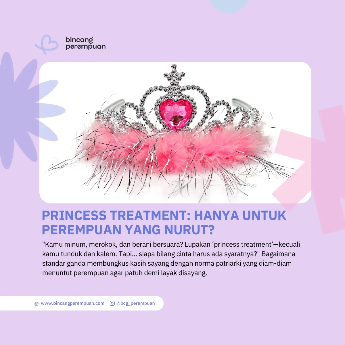 Princess Treatment Hanya untuk Perempuan yang Nurut