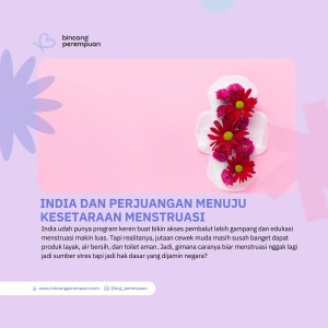 India dan Perjuangan Menuju Kesetaraan Menstruasi