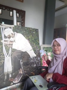 Pelukis Bengkulu, Yuni Daud Tembus Pasar Seni&hellip;